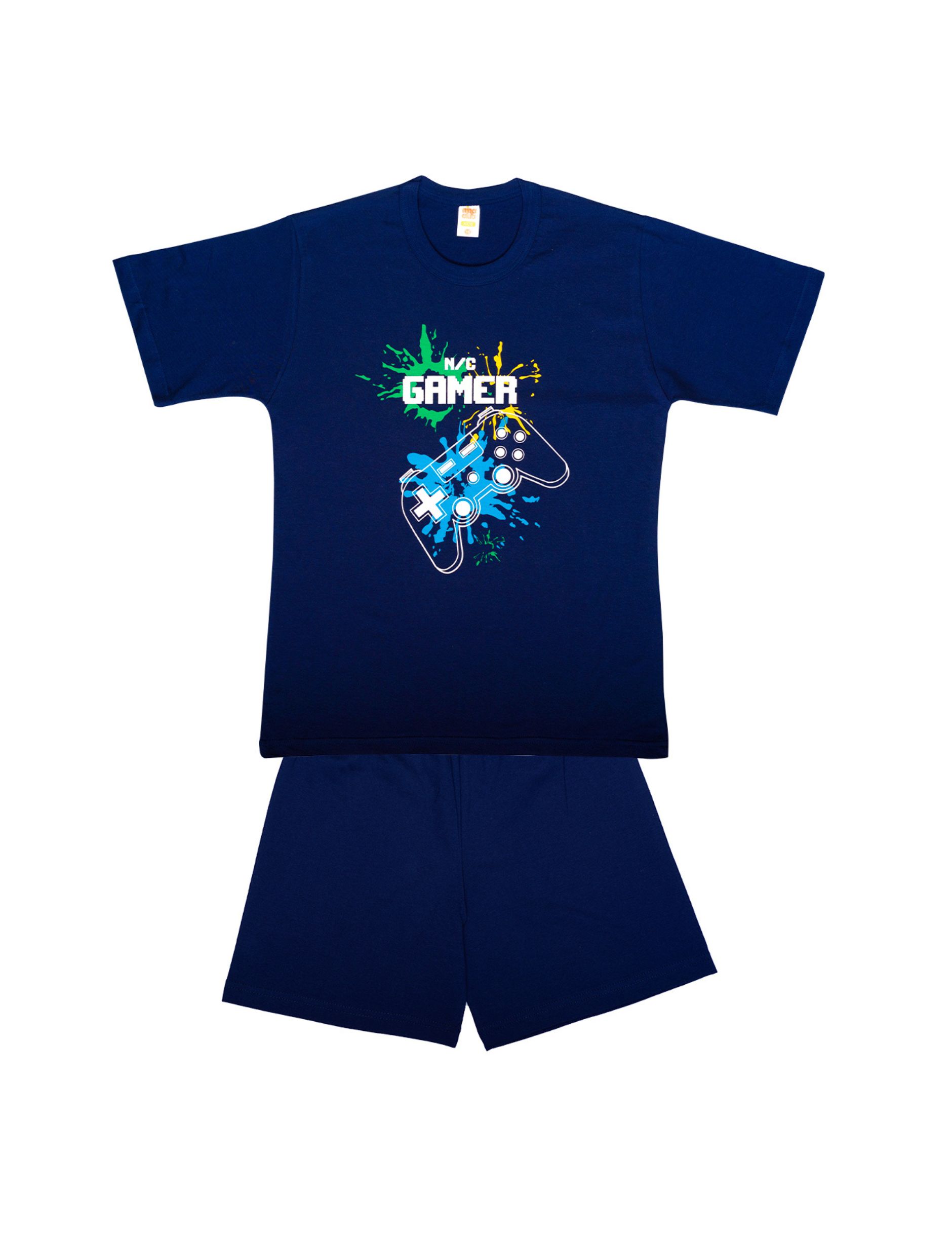 Εφηβικές Καλοκαιρινές Πυτζάμες Gamers Nina Club Μπλε 500-24 - Image 2