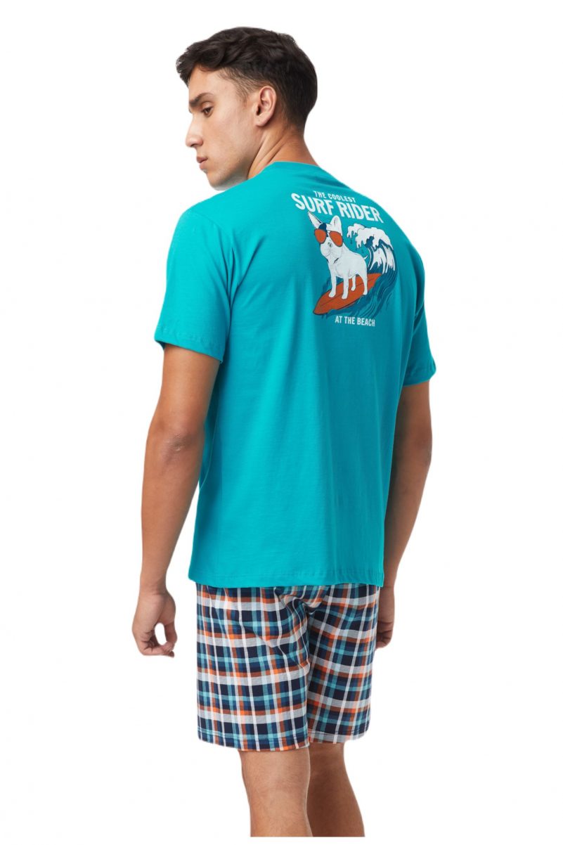 Καλοκαιρινές Πυτζάμες Minerva Dog Surfer Γαλάζιο 71070-810