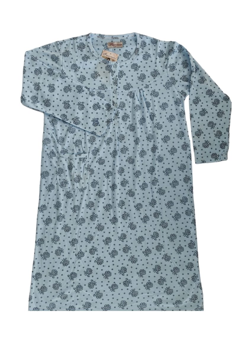 Κλασσικές Νυχτικιές Lovelx Γαλάζιο 7859