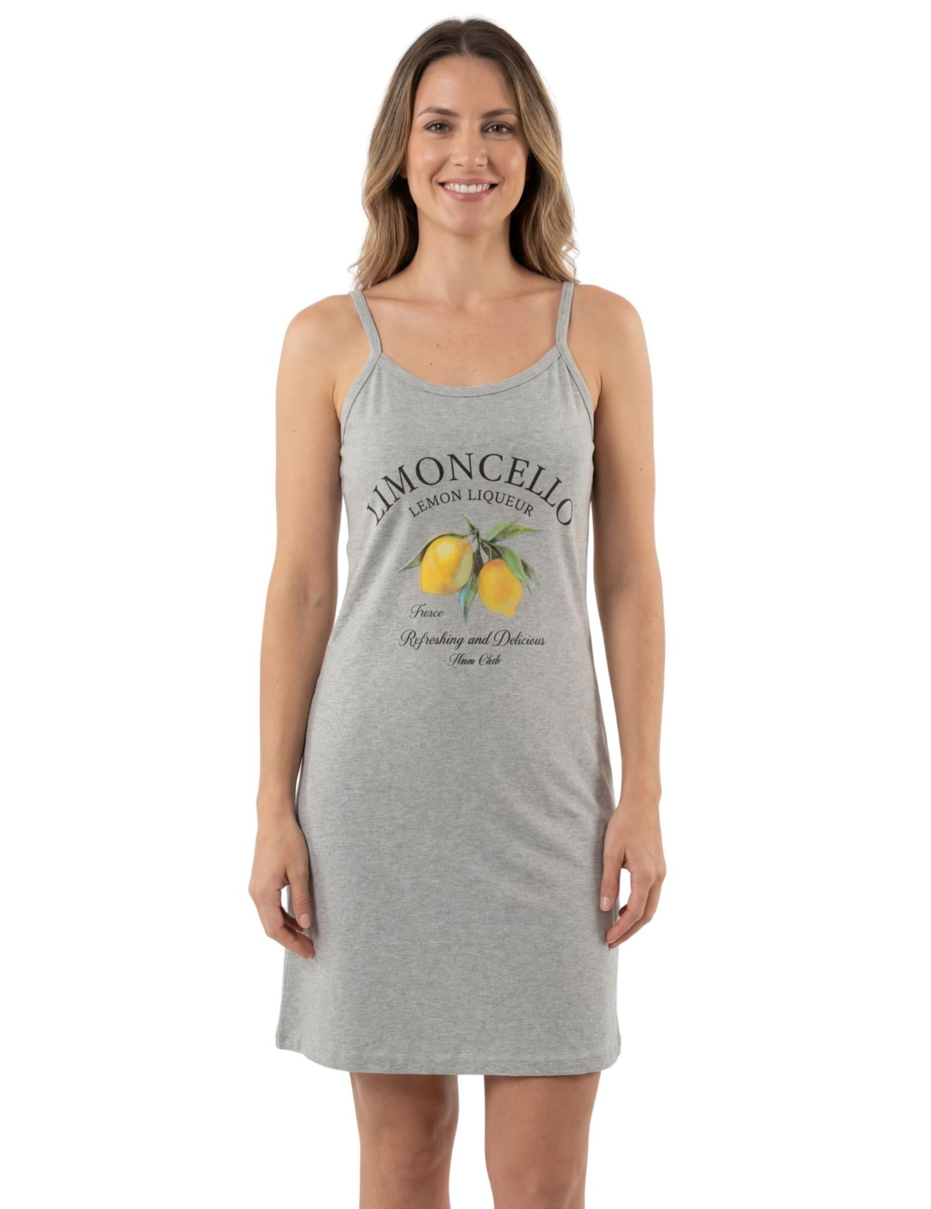 Γυναικεία Καλοκαιρινή Νυχτικιά Nina Club | 100% Βαμβακερή με Τιράντες 400-26