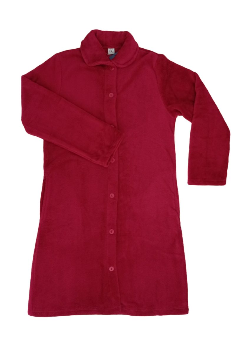 Γυναικείες Ρόμπες Fleece Collection Μπορντό PL-2446