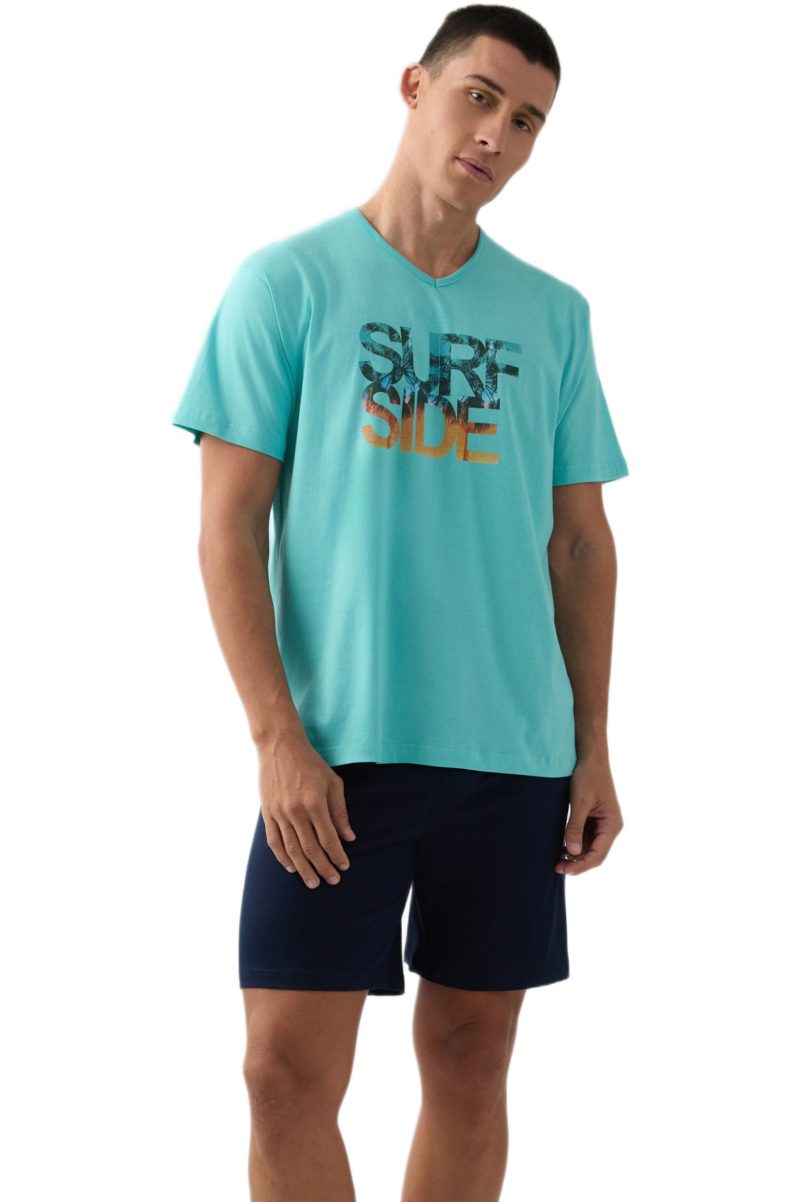 Ανδρικό Σετ Καλοκαιρινές Πυτζάμες Minerva Βεραμάν 71337-467