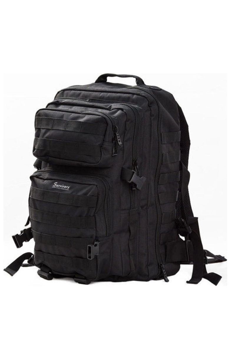 Στρατιωτικό Σακίδιο Πλάτης 45lt Μαύρο 00669