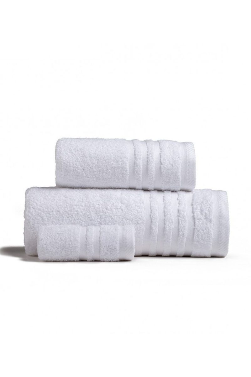 Πετσέτα Προσώπου Melinen Premio Λευκή 50x100cm | 100% Βαμβάκι (600 GSM)