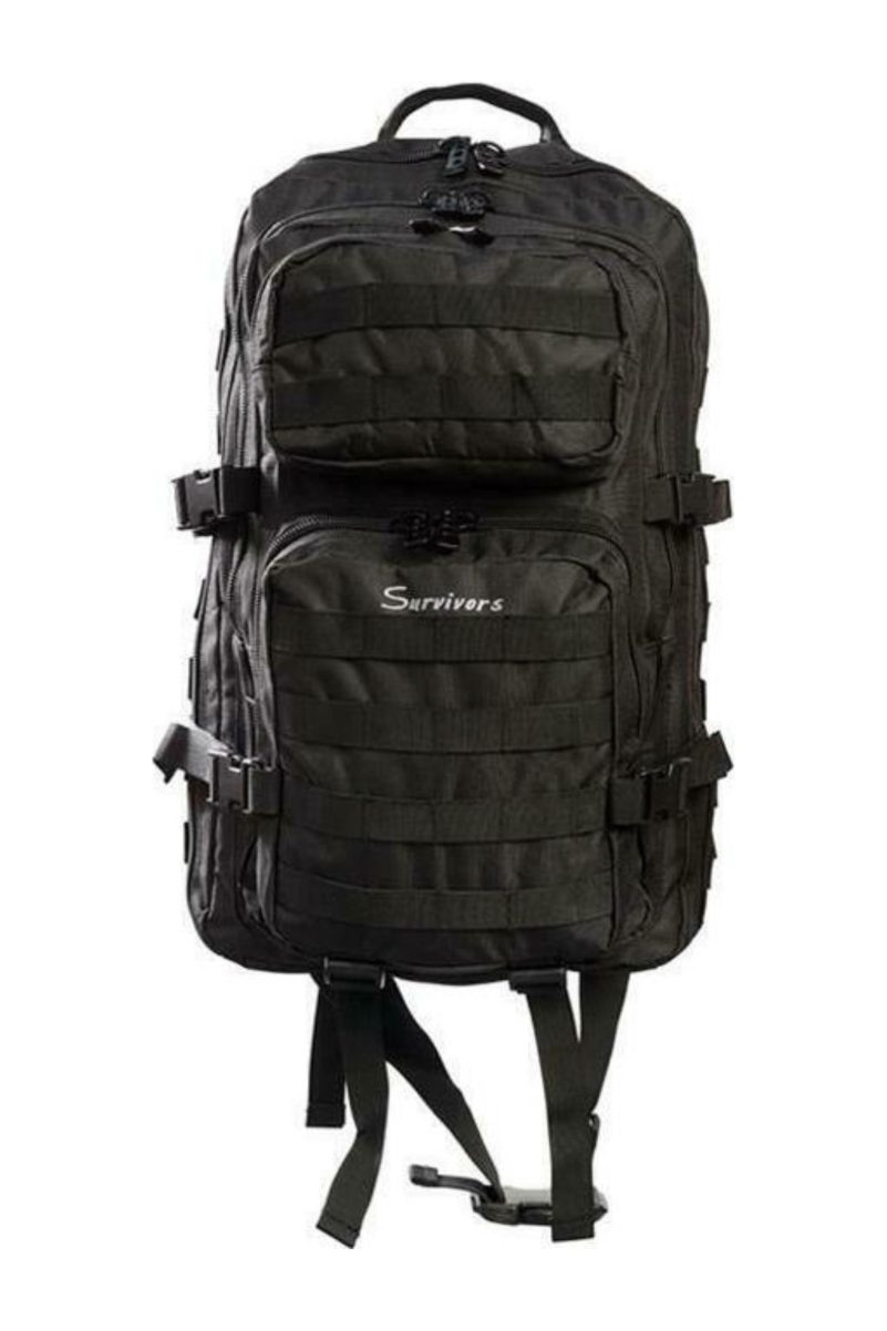 Στρατιωτικό Σακίδιο Πλάτης 45lt Μαύρο 00669