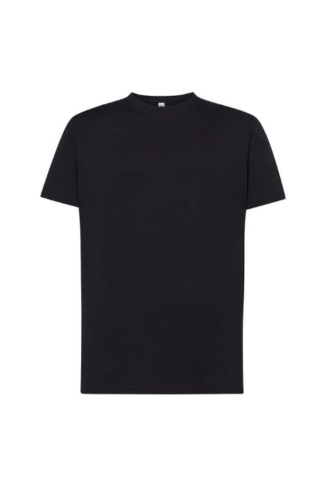 Ανδρικό T-shirt JHK 100% Βαμβάκι Μαύρο
