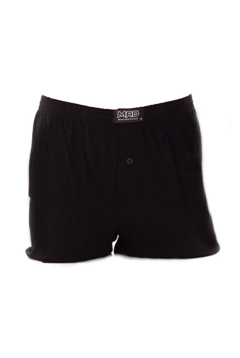 Ανδρικό Boxer Φαρδιά Γραμμή Με Κουμπιά Mad Box Μαύρο 2001
