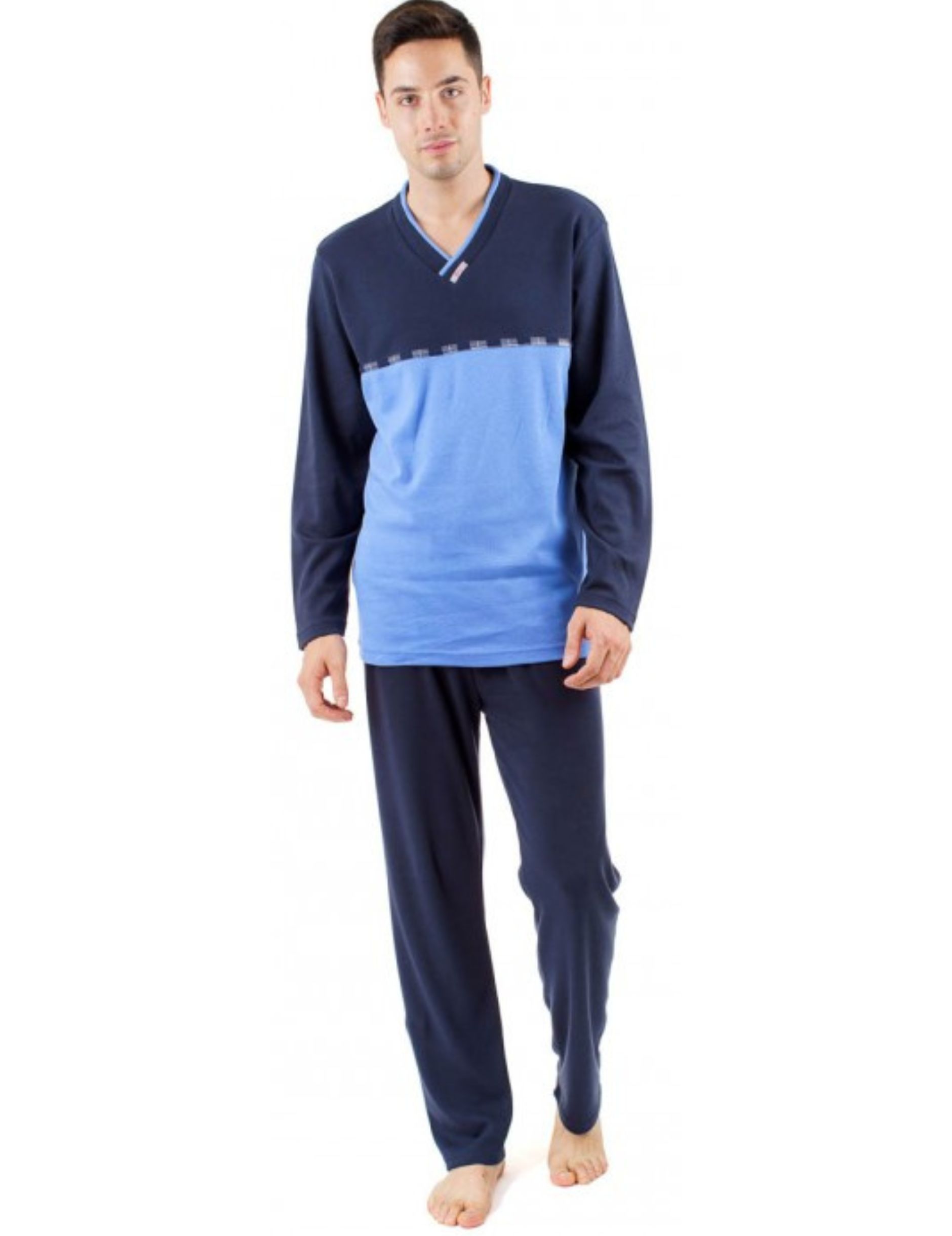 Βαμβακερή Πυτζάμα Billy Μπλε B-484 - Image 2