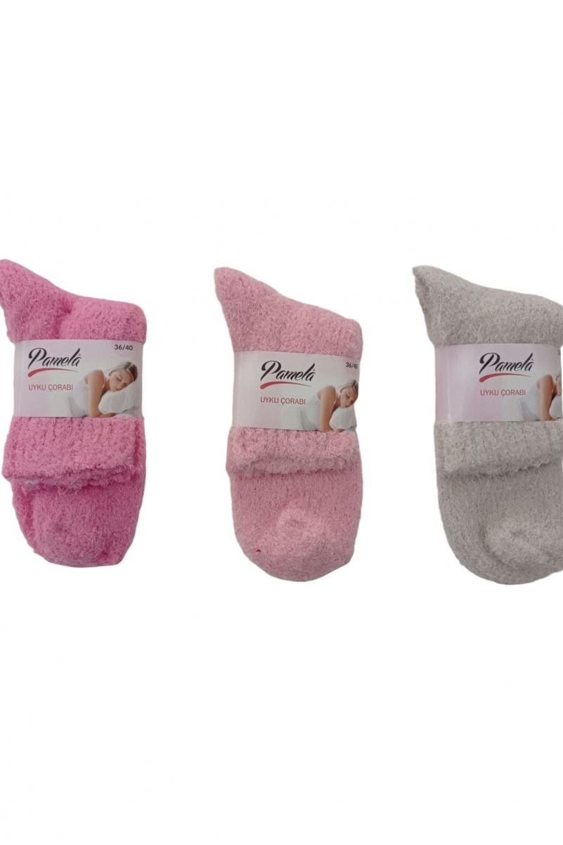 Γυναικείες Κάλτσες Exrta Soft Σετ 3 Ζευγάρια Pamela Multicolor 004