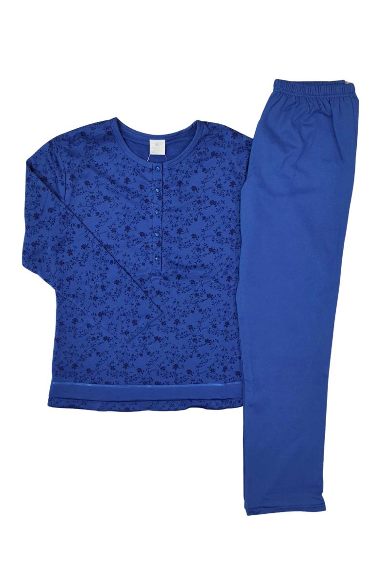 Γυναικείες Πυτζάμες Φούτερ Lydia Creations Μπλε 25512